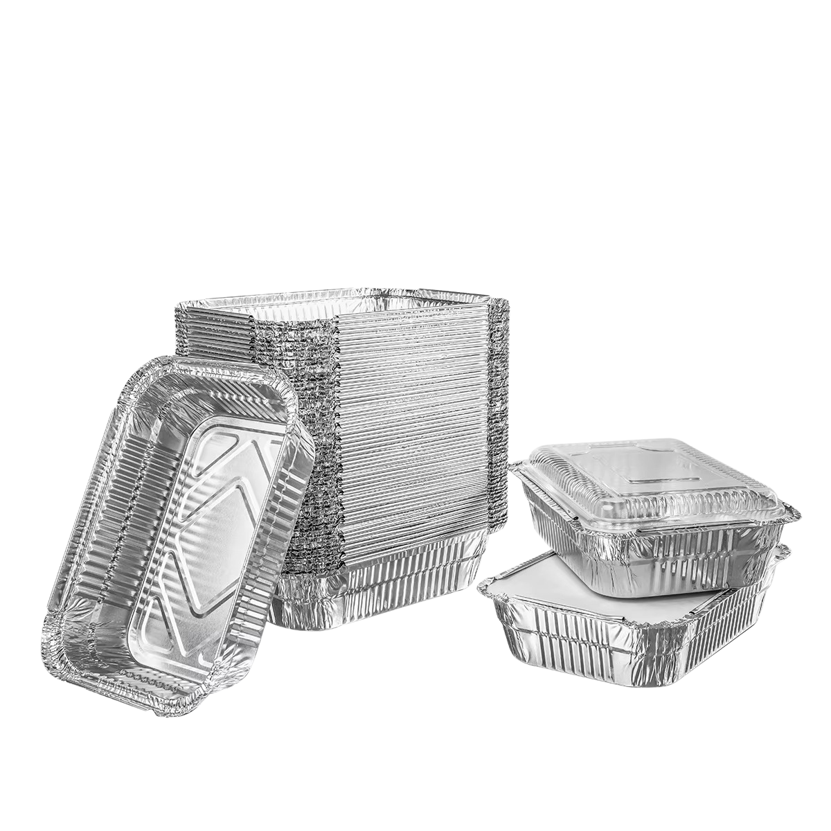 Rectangular foil pans