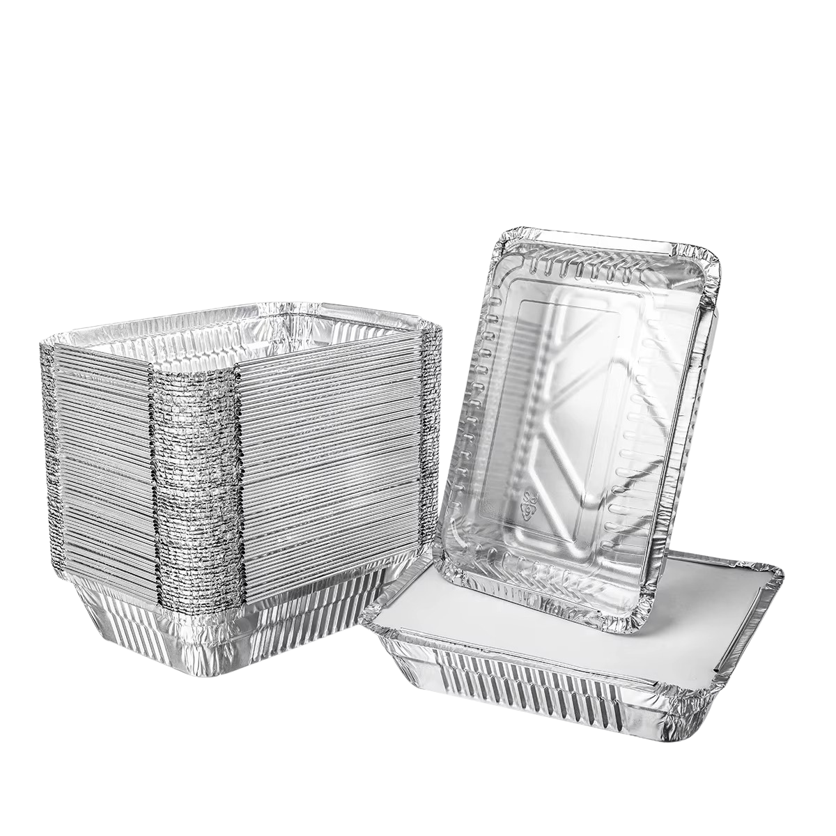 Rectangular foil pans