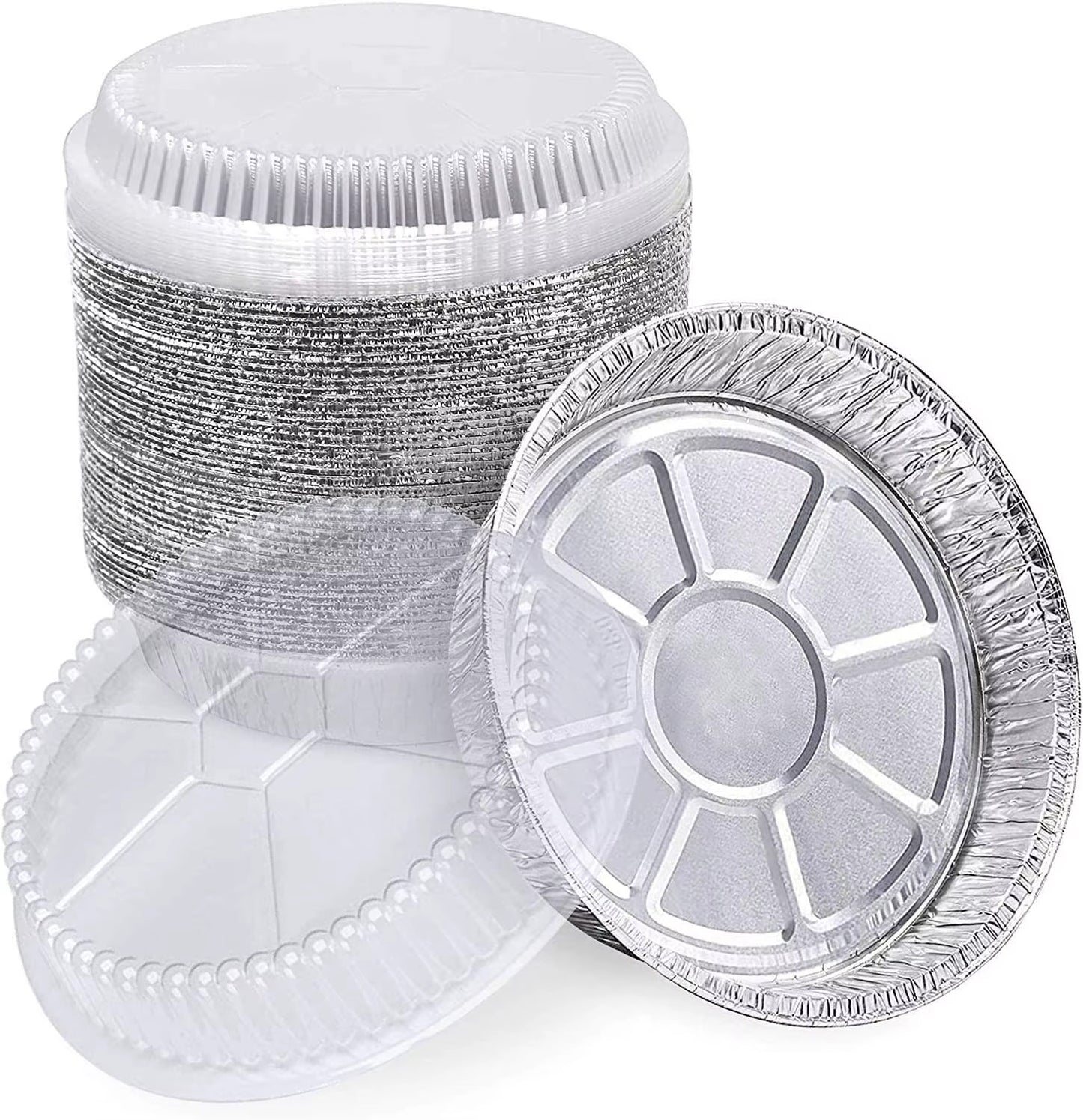 Round foil pans