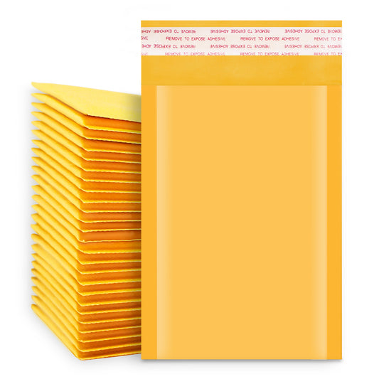 Kraft bubble mailers